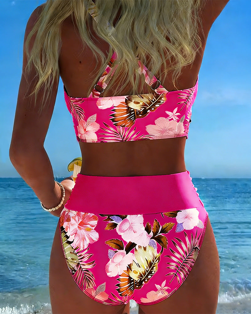 Bikini Kontrastna Cvetlična Odkritja