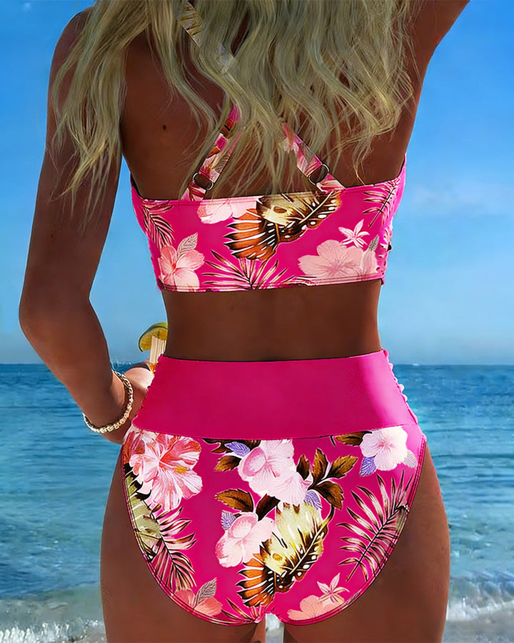 Bikini Kontrastna Cvetlična Odkritja