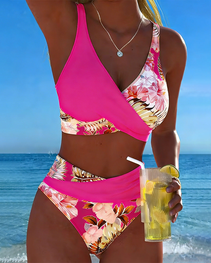 Bikini Kontrastna Cvetlična Odkritja