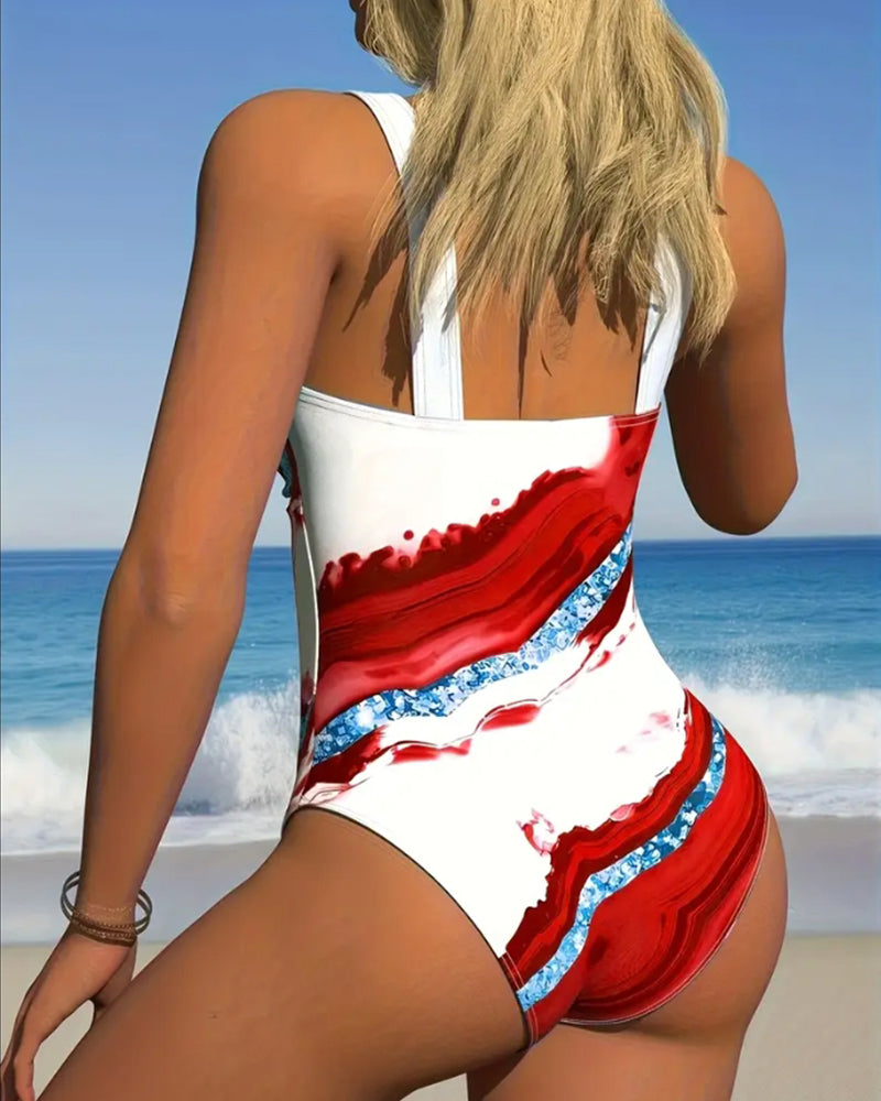 Bikini Enodelni S Potiskom