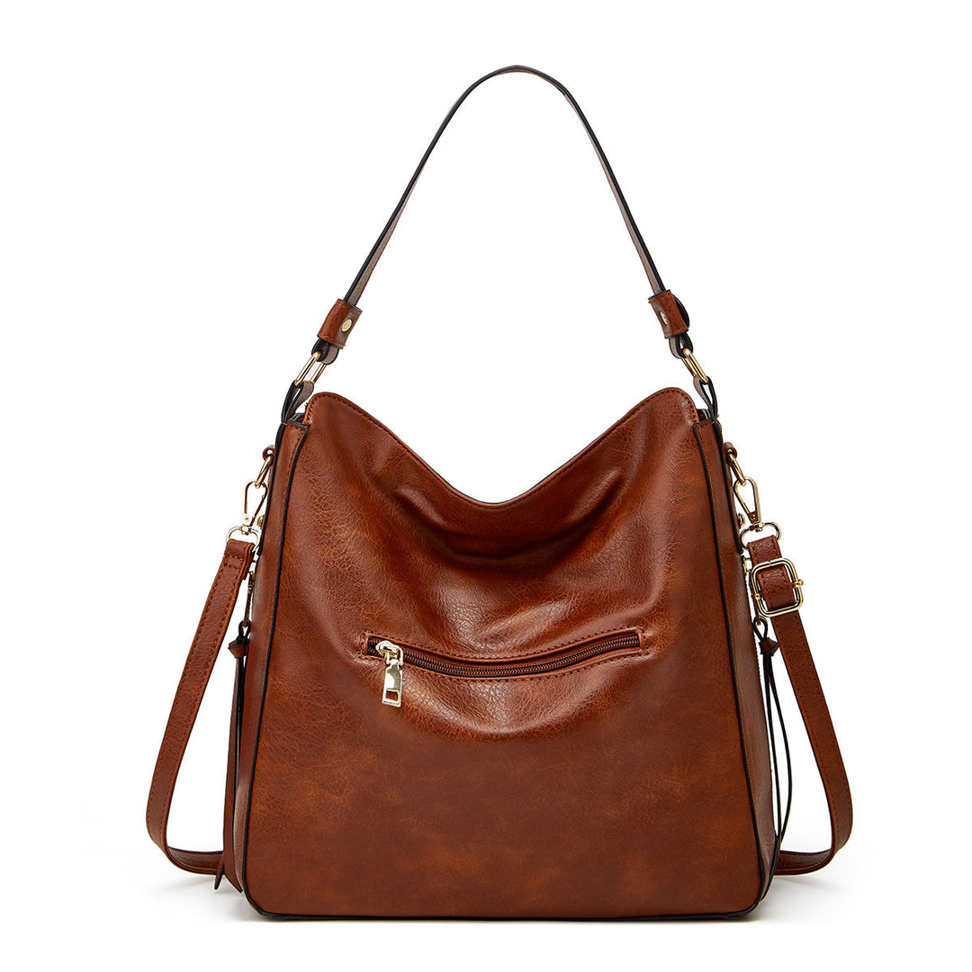 Luksuzni usnjeni set 3-delne hobo torbe