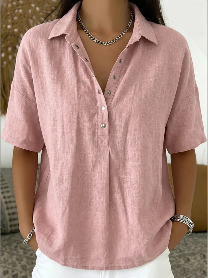 NOVAK® | Bluza z ovratnikom in gumbi  (ZAČASNO 1+1 BREZPLAČNO)