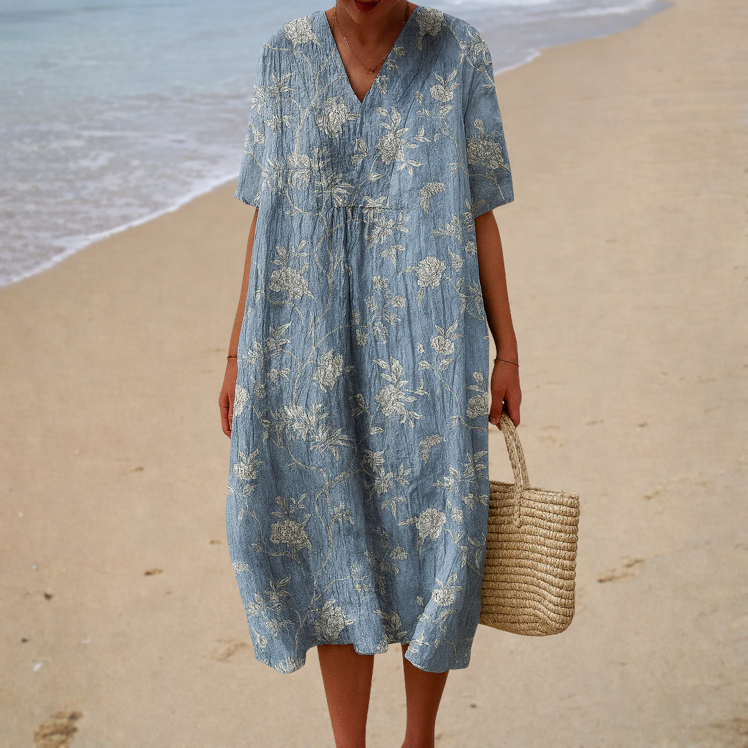 Amandine | Midi Boho Obleka