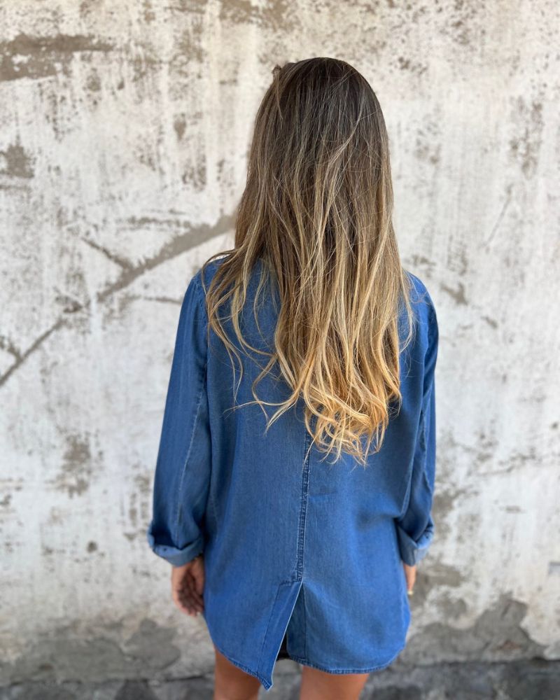 MIREIA - Ležeren denim blazer