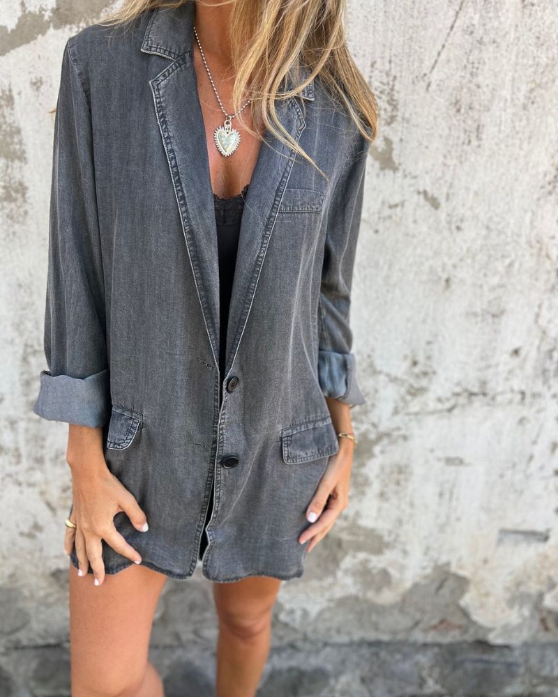 MIREIA - Ležeren denim blazer