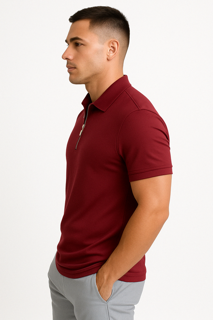 NOVAK | MODERNI POLO S POL ZIPPOM