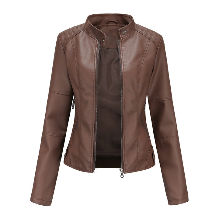 Milena™ - Eleganten usnjeni jopič