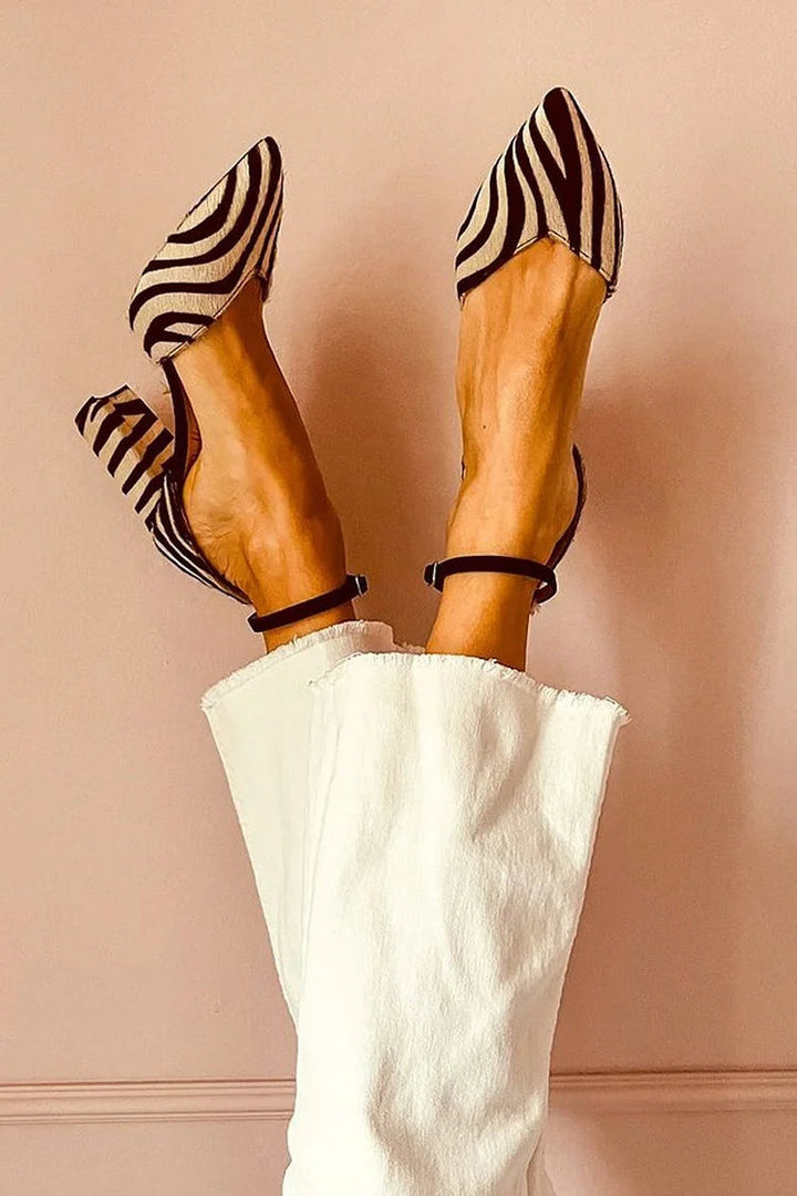 KEREN™ ČEVLJI Z ZEBRA MOTIVOM