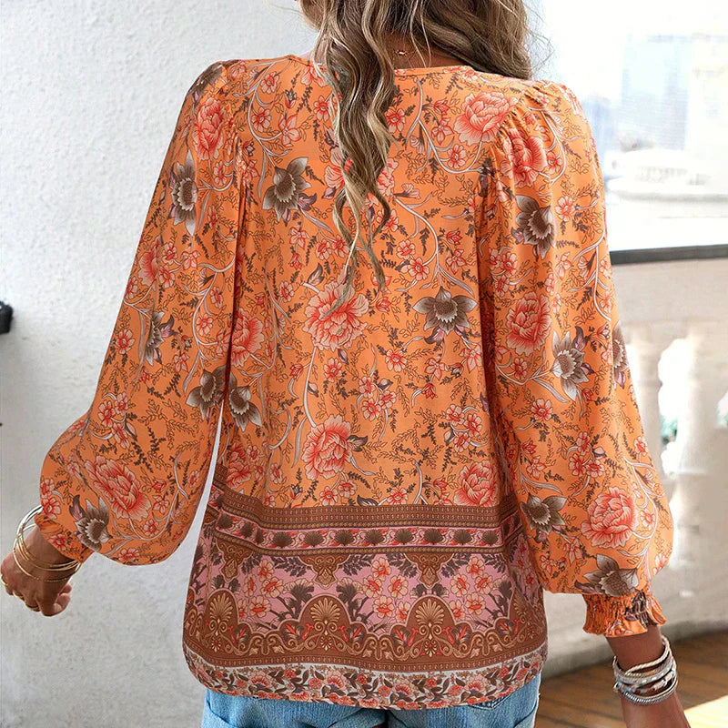 ANIKA STYLISH FLORAL BLOUSE