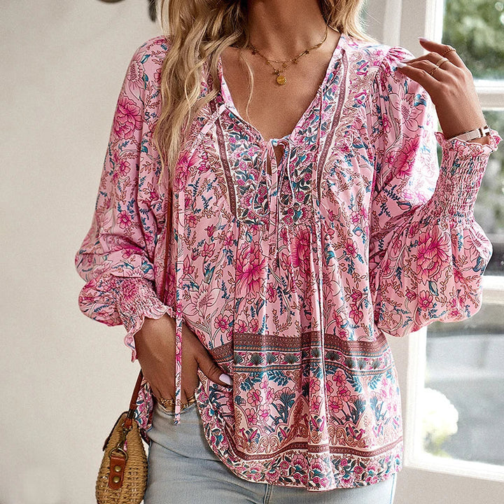 ANIKA STYLISH FLORAL BLOUSE
