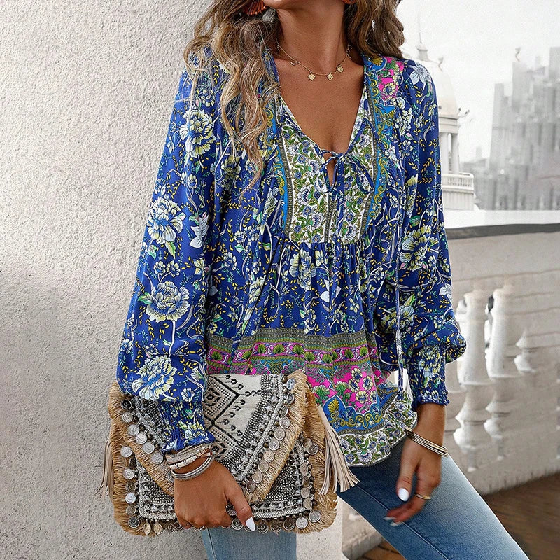 ANIKA STYLISH FLORAL BLOUSE