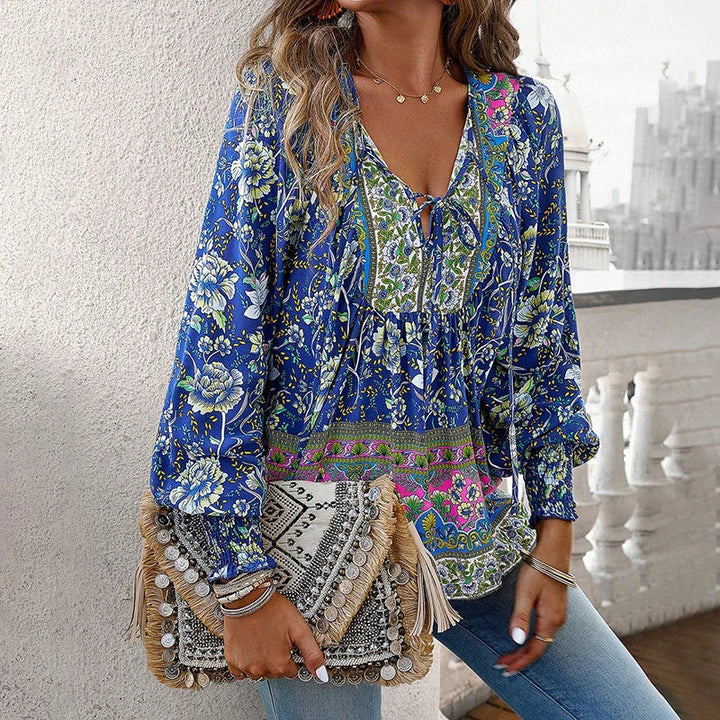 ANIKA STYLISH FLORAL BLOUSE