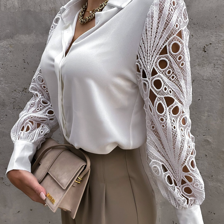 ENGELBERTA MODNA BLUZA S KRAGENOM