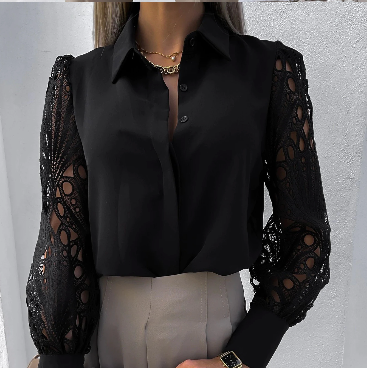 ENGELBERTA MODNA BLUZA S KRAGENOM