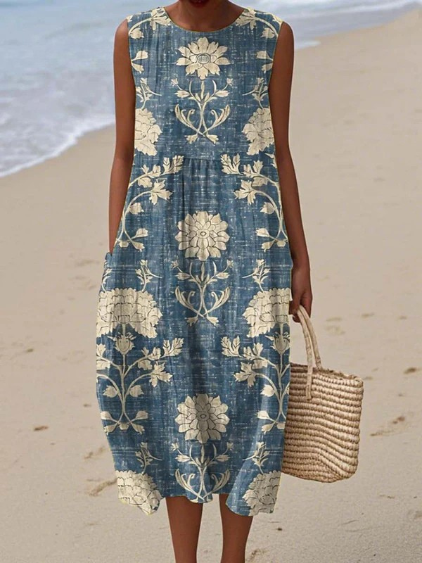 Belle | Boho Midi Obleka