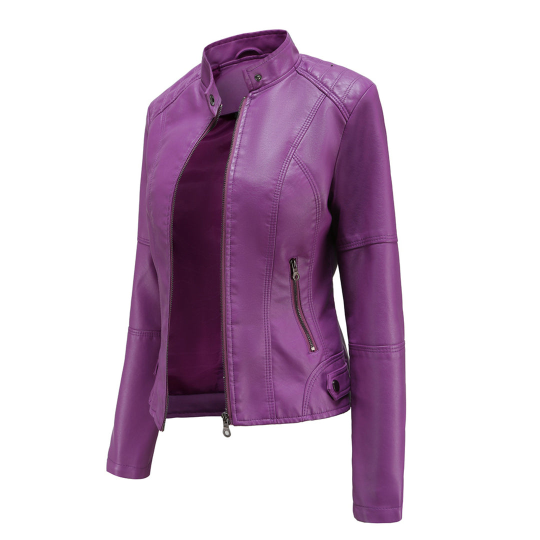 Milena™ - Eleganten usnjeni jopič