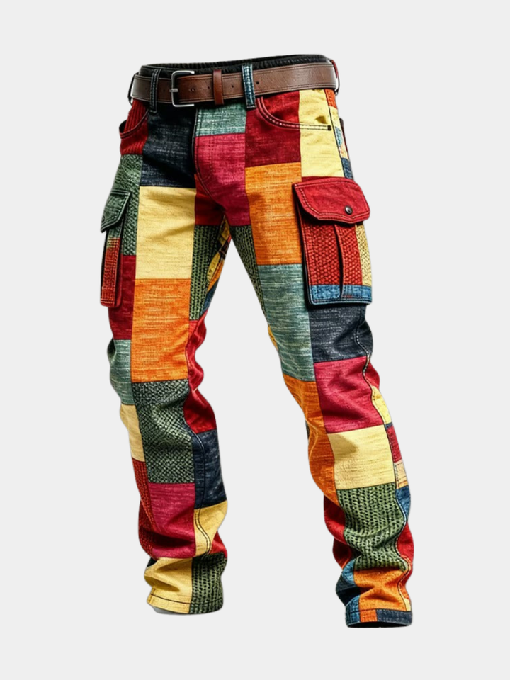 NOVAK | PANTALON PATCHWORK DE CARGO