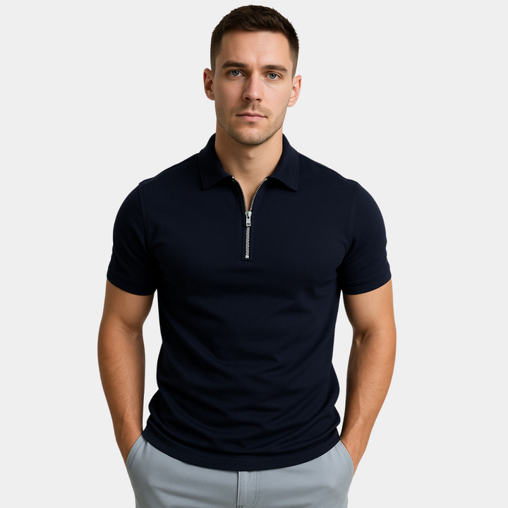 NOVAK | MODERNI POLO S POL ZIPPOM