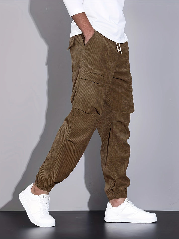 NOVAK | KARGO HLAČE IZ KORDUROJA