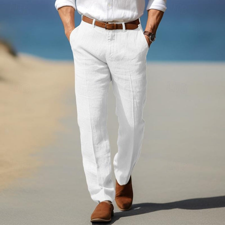NOVAK | MOŠKI LUXE HLAČE IZ PREMIUM LANENINE