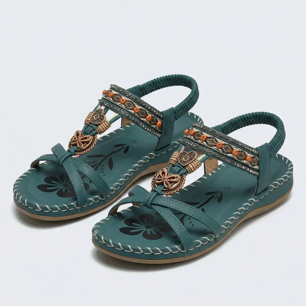 Ibiza stil sandali, ki združujejo udobje in eleganco