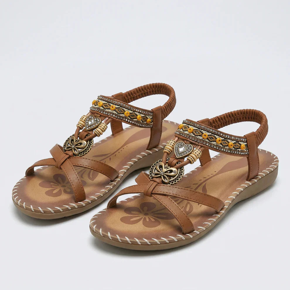 Ibiza stil sandali, ki združujejo udobje in eleganco