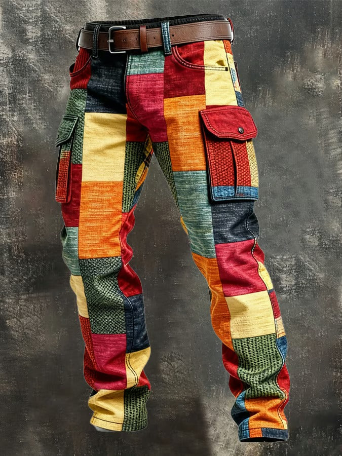 NOVAK | PANTALON PATCHWORK DE CARGO