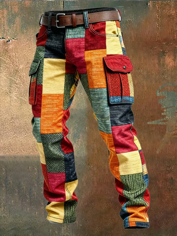 NOVAK | PANTALON PATCHWORK DE CARGO
