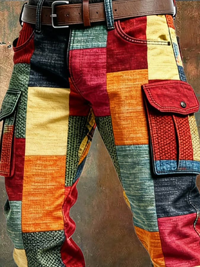 NOVAK | PANTALON PATCHWORK DE CARGO