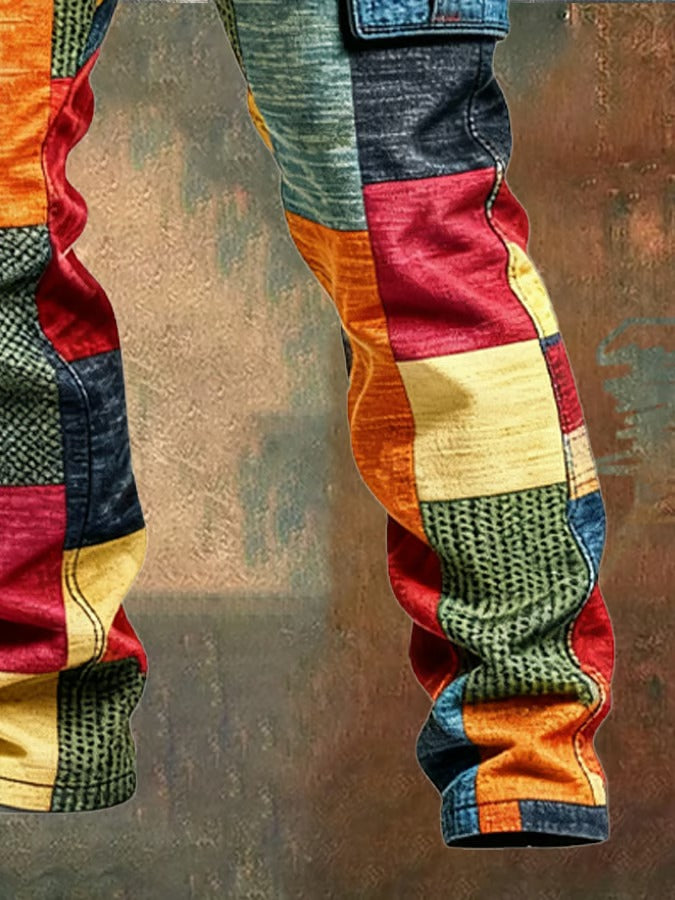 NOVAK | PANTALON PATCHWORK DE CARGO