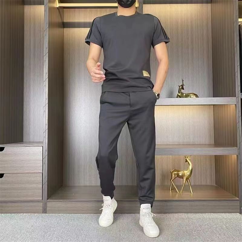 NOVAK | KOMPLET MOŠKI IZ LUKSUZNEGA MATERIALA S ELASTIKO