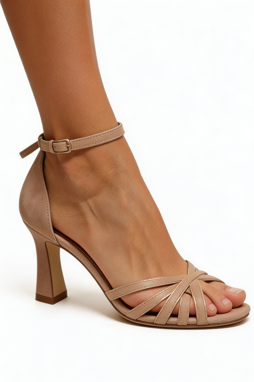 VICTORIA™ PANTOFLE SLIM PATCHWORK Z OSTRIM NOSOM