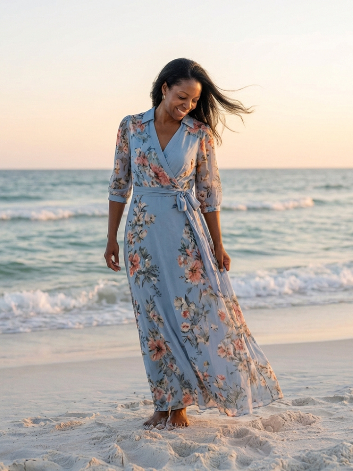 NOVAK | Maxi obleka Elowen
