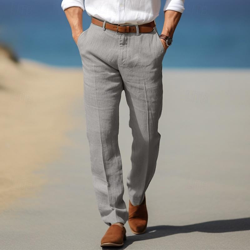 NOVAK | MOŠKI LUXE HLAČE IZ PREMIUM LANENINE